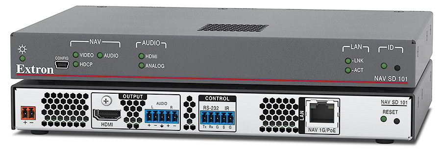 Extron1G pro AV over IP 图像解析度转换解码器 - HDMINAV SD 101