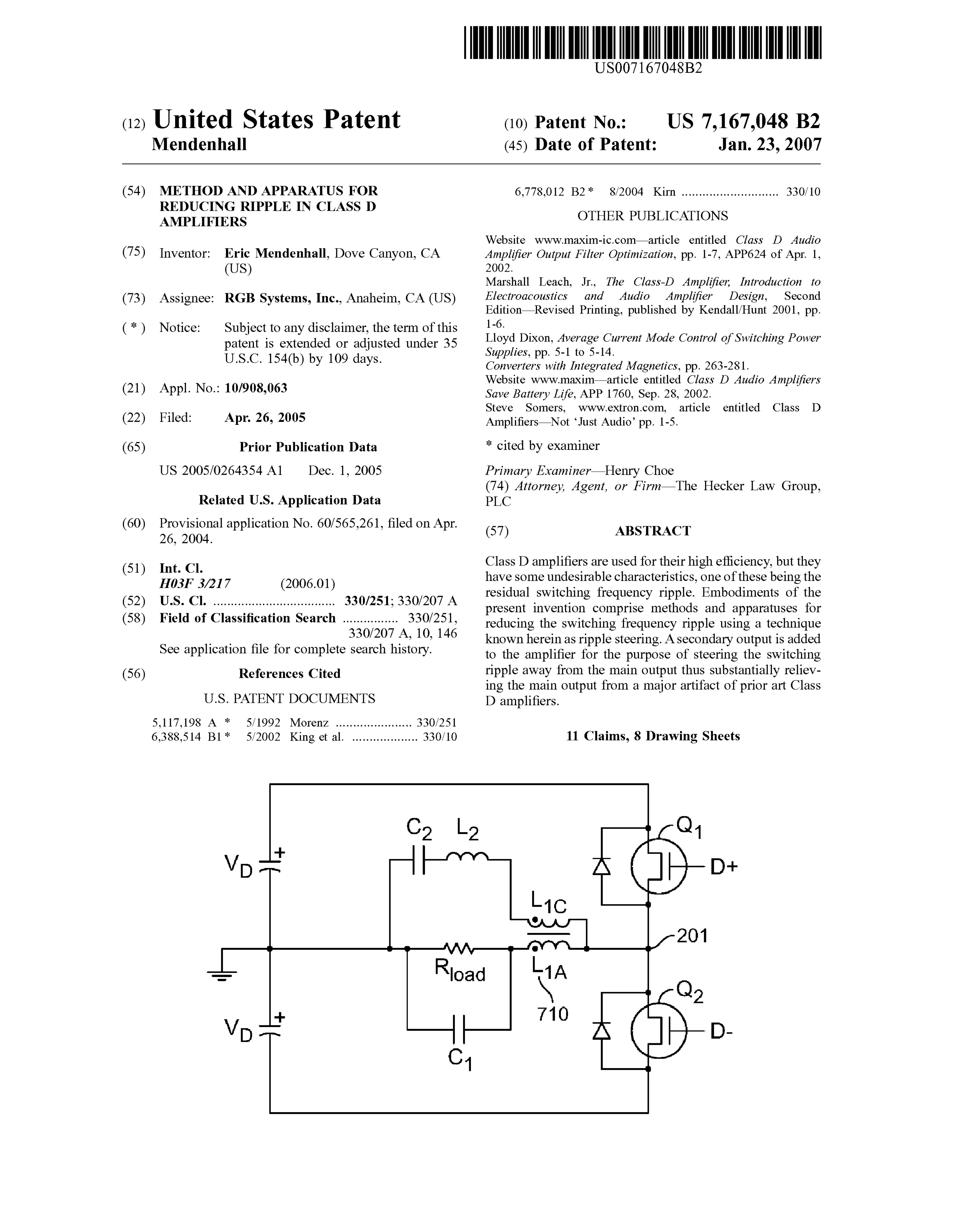Extron XPA 1002立体声功率放大器在美获得专利(图1)